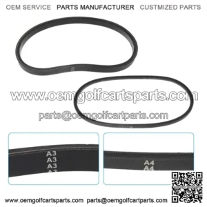 Rubber Starter Generator Drive Belt Kit for Club Car Golf Cart 101916701 1016203