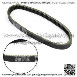 Drive Belt fit for E-Z-GO Elec Marathon 2-Cycle Gas Golf Cart 1989-1991 22337G1