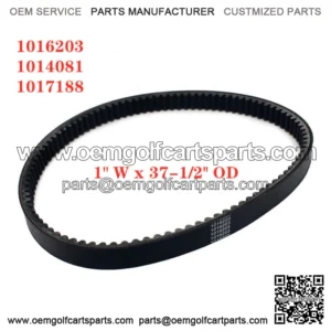 Clutch Drive Belt 1"W x 37-1/2"OD for Club Car Golf Car Precedent 04-22 DS Gas