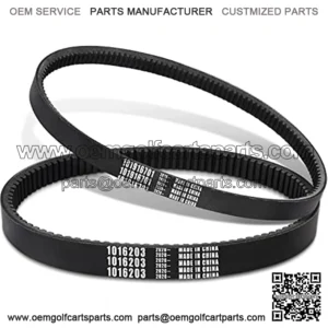 Club Car DS & Precedent Drive Belt and Starter Generator Belt Kit, Fits Club Car DS 1997-Up and Precedent 2004-Up, OEM# 101916701, 1016203