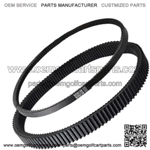 Clutch Drive & Starter Generator Belt Kit for 2008-up EZGO RXV/TXT Golf Cart Models with Kawasaki Engine, Replaces OEM # 606136, 606138, 618630, 16548G1