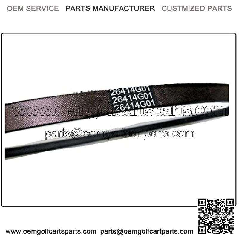 (New EZGO Golf CART Starter Generator Belt 1991-CURRENT 4 Cycle EZGO 26414G01 630587 (Other Models in Description + Free Useful Ebook)