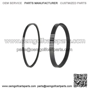 Golf Cart Drive Belt & Starter Generator Belt fit Yamaha G2, G5, G8, G9, G11, G14, G16, G20, G22 , G29 Drive Gas 4 Cycle Models , OEM# J55-G6241-00, J55-H1173-00, J38-81173-00, JN6-H1173-00