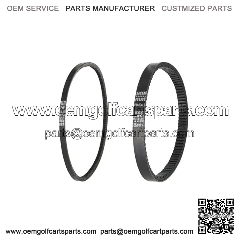 Golf Cart Drive Belt & Starter Generator Belt fit Yamaha G2, G5, G8, G9, G11, G14, G16, G20, G22 , G29 Drive Gas 4 Cycle Models , OEM# J55-G6241-00, J55-H1173-00, J38-81173-00, JN6-H1173-00