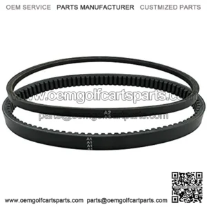 Drive Belt and Starter?Belt, Fits for?EZGO 4 Cycle Gas Golf Cart RXV TXT Cushman Express Marathon Medalist ST Vehicles Terrain 1994-2013,Replace 72054G01, 26414G01-Black