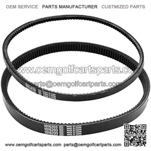 Club Car DS Precedent Drive Belt DS Starter Generator Belt Kit Fit Golf Cart DS 1997-UP and Precedent 2004-UP, Replace 1016203, 101916701