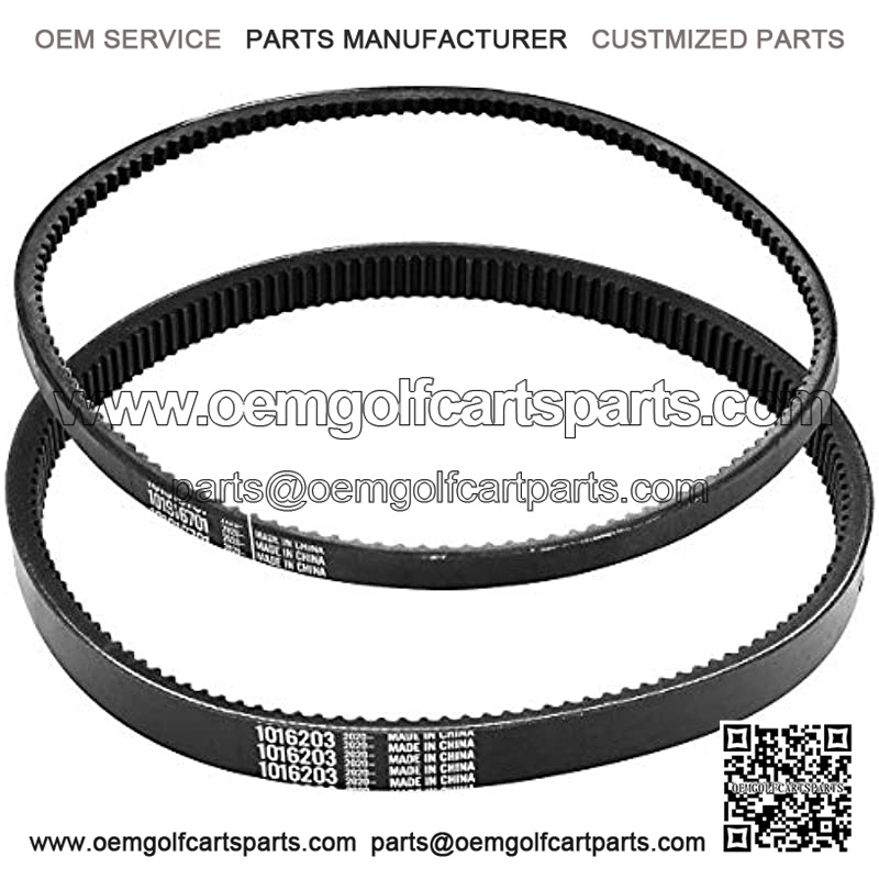 Club Car DS Precedent Drive Belt DS Starter Generator Belt Kit Fit Golf Cart DS 1997-UP and Precedent 2004-UP, Replace 1016203, 101916701