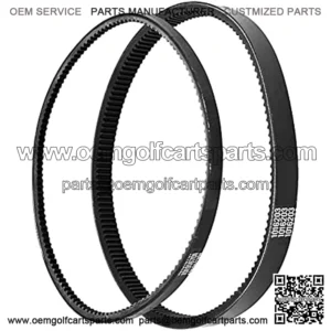 Club Car Starter Generator Belt and Drive Belt Kit for DS,Precedent Replace OEM#101916701 1016203