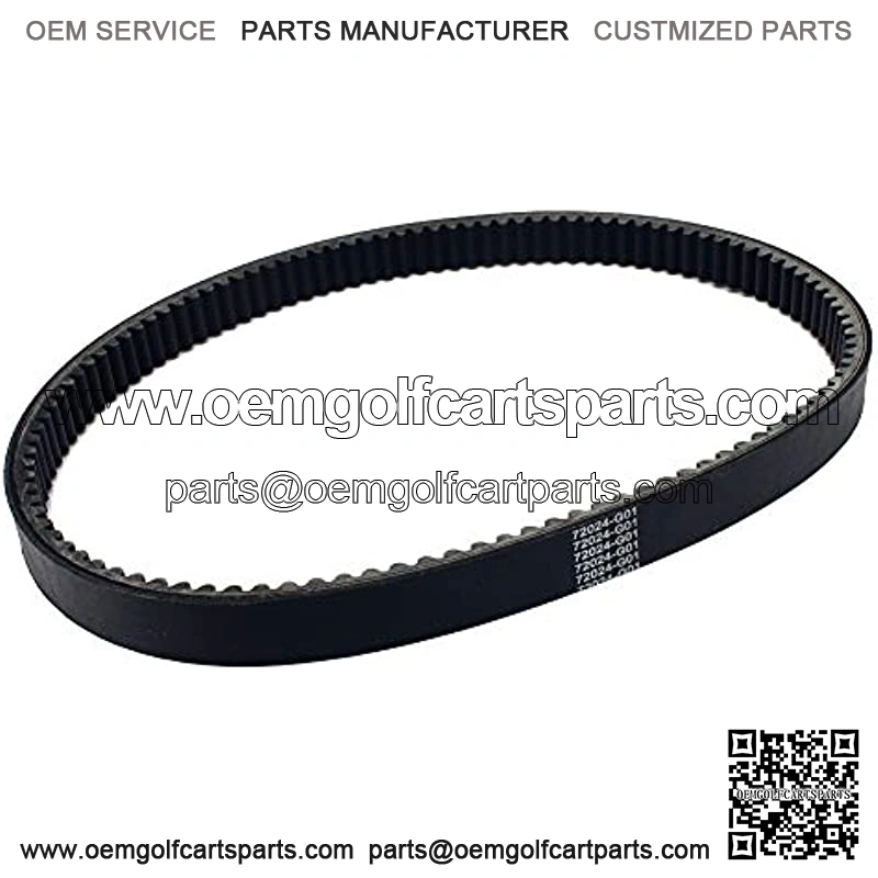 Golf Cart Clutch Drive Belt for EZGO TXT Medalist Gas 4 Cycle 1994-up, Replacement OEM 72024-G01, 72025-G01, 72054-G01