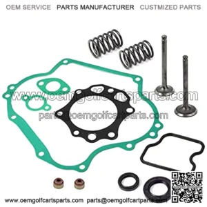 290cc Engine Gasket Seal Intake Exhaust Valve Rebuild Kit for Club Car Golf Cart DS Predent FE290 1016447 1016448 1023047-01 6751