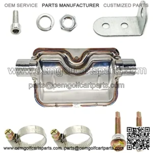 24mm/0.94 inch Exhaust Pipe Muffler Silencer, Diesel Heater, Propex Propane Heaters??Pipe Bend Design for Effective Sound Reduction.