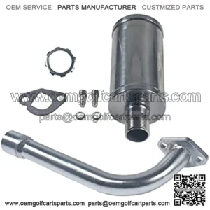 Exhaust With Muffler For: Predator 196cc,212cc, GX160, GX200