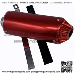 Red 28mm Pit Bike Exhaust Muffler For honda CRF50 CRF 50 XR50 XR 50 110cc 125cc 140cc Dirt Pit Bike Exhaust