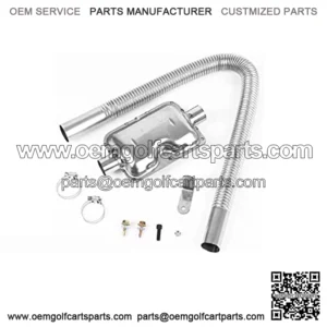 Diesel Heater Exhaust Pipe & Silencer Muffler, TZUTOGETHER Parking Heater Stainless Steel Exhaust Extension Kit (60cm)