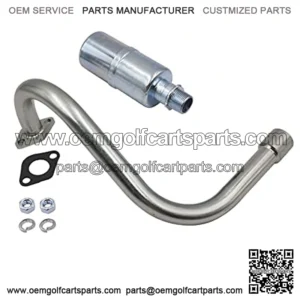 Exhaust with Muffler Fits Predator 212cc , Honda GX160 GX200 DuroMax 7 Hp