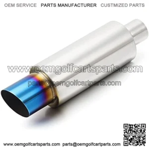 2" Performance Muffler, 3" outlet N1 Burnt, 14.6" overall length Exhaust Tip.