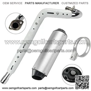 High Performance 38mm Muffler Exhaust Pipe kit Assembly fit 125cc 140cc 150cc PIT PRO Dirt Quad Bike ATV