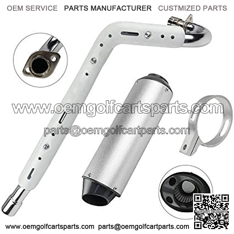 High Performance 38mm Muffler Exhaust Pipe kit Assembly fit 125cc 140cc 150cc PIT PRO Dirt Quad Bike ATV