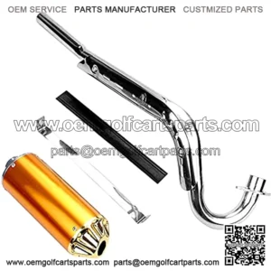 Eachbid 28mm Motorcycle Exhaust Muffler & Pipe for ATV Dirt Pit Bike Racing 110cc -150cc