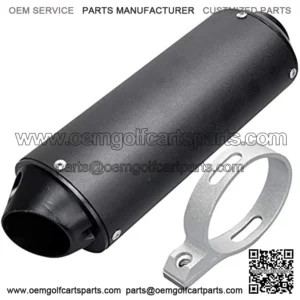 38mm Exhaust Muffler Silencer for 140cc 150cc 160cc 125cc Dirt Pitbike Lifan Yx Stomp SDG Pit Dirt Bike 4 Wheeler ATV Motorcycle Black