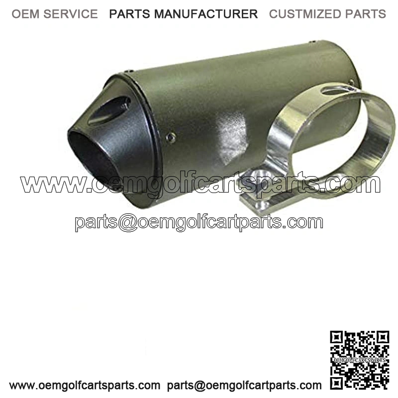 38mm Exhaust Muffler With Clamp For 125cc 140cc 150cc 160cc Chinese Made Pit Dirt Bike XR50 CRF50 SSR Lifan Taotao Stomp Kayo
