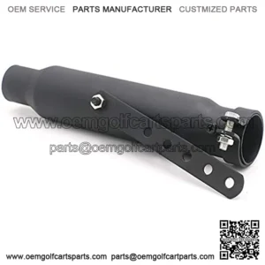 Motorcycle Cafe Racer Exhaust Muffler Pipe with Sliding Bracket Retro