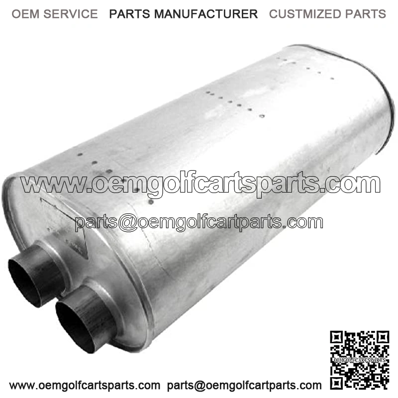 Quiet-Flow SS, Aluminized, Specific Fit, Inlet - 3 Offset, Outlet - 3 Offset