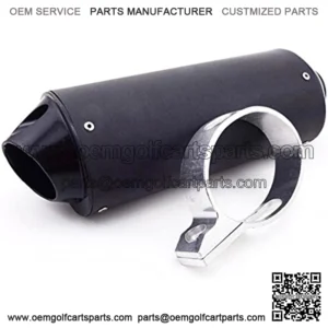 Aluminum Black 38mm Exhaust Muffler For 110cc 125cc 140cc 150cc 160cc Chinese Pit Dirt Bike Motorcycle