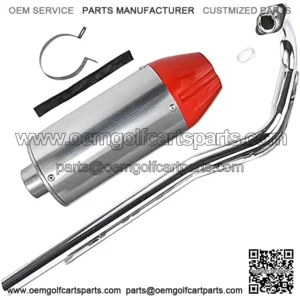 28mm(1.1inch) Exhaust Pipe Muffler for 50cc 110cc 125cc ATV Dirt Pit Bike Motorcycle