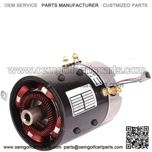 Golf Cart KDS Electric Motor DC 48V 3.7KW for 2001+ Club Car DS & Precedent Models W/IQ/i2 System GE Advanced Motor ZQS48-3.7-T-GN OEM# 102240102 103572501