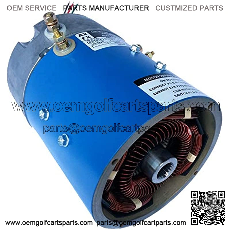 Golf Cart Motors - Yamaha Golf Cart Motor (Regen) - 170-501-0001-16 MPH - Plus 10% More Torque versus stock motor - 8.8HP @ 48V (Brown Option)- Yamaha Golf Carts Parts
