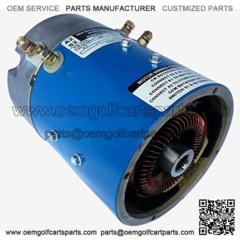Golf Cart Motors - Yamaha Golf Cart Electric Motor (Series) - 170-010-0002-14 MPH - 30% More Torque (Gold Option) - Yamaha Golf Carts Parts - works on EZGO also