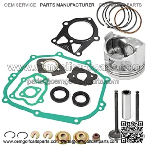 285cc Engine Rebuild Kit STD Piston & Ring Gasket Seal Intake Exhaust Valve For YAMAHA Golf Cart G2 G5 G8 G9 G11 1989-1996