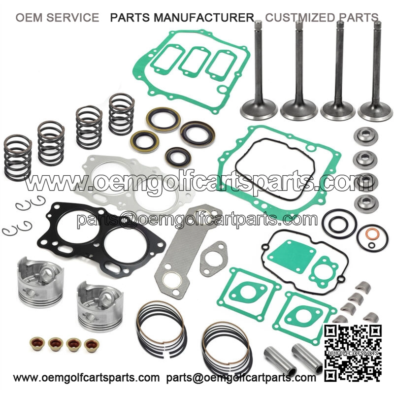 Engine Rebuild Kit Piston Gasket Valve For EZGO Golf Cart Robin 350cc 1996-02