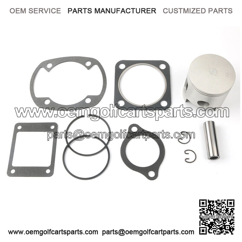 For Yamaha G1 2-Cycle Gas Golf Cart Top End Piston Kit w/Gaskets | Standard Bore