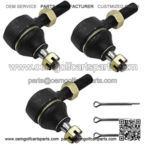 Club car Tie Rod End Kit Fits Club car DS 1976-2008 Gas & Electric Golf Cart, Left-Hand & Right-Hand Thread Ball Joint # 7540,7539