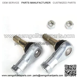 Golf Cart Tie Rod Ends Ball Joint Kit for EZGO, (2 Pack) for EZGO TXT Tie Rod End Fits for EZGO Golf Cart Electric & Gas Carts 2001 + UP 70902-G01 & 70902-G02 (Driver & Passenger Side)