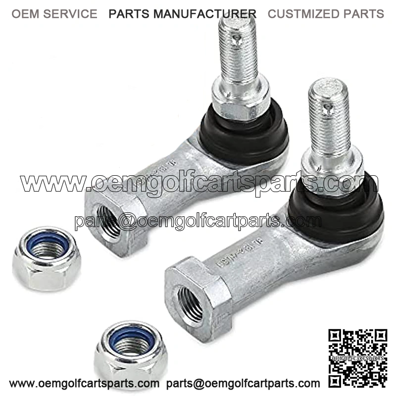 Golf Cart Thread Tie Rod End Kit for Club Car DS & Carryall 2009-up, Driver and Passenger Side, OEM# 102022601 102022602 102288301