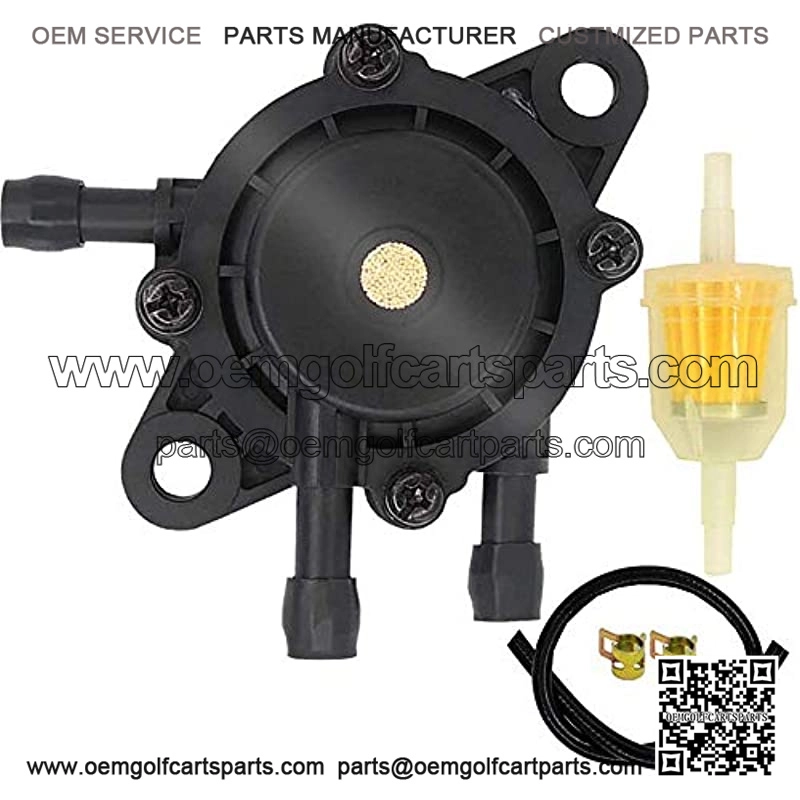 Fuel Pump for 17HP-25 HP Small Engine Lawn Mower Tractor, Gas Vacuum Fuel Pump with Fuel Filter for Honda Yamaha Briggs & Stratton 491922 691034 692313 808492 808656 John Deere