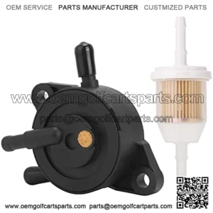 Fuel Pump Impulse Kit for Yamaha G16 G17 G18 G19 G20 G22 G29 1996-up 4 Cycle Golf Cart with Fuel Filter, OEM JN6-F4410-10-00 JN6-F4560-00-00 JN6-F4410-11-00