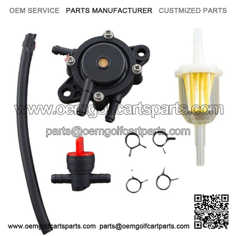 Golf Cart Fuel Pump Kit For EZGO TXT/RXV/ST Medalist Kawasaki Fuji Robin