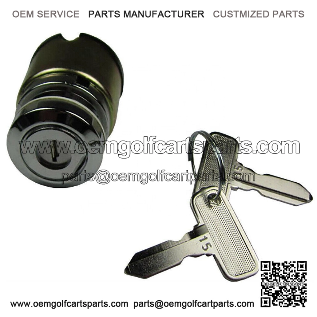 Club Car DS Gas Golf Cart 83.5-95 Ignition Key Switch with 2 FREE KEYS