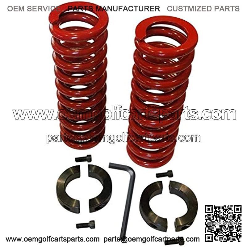 Heavy Duty Rear Coil Springs - Fits Yamaha G14, G16, G19, G20, G22, G29 Drive Golf Cart