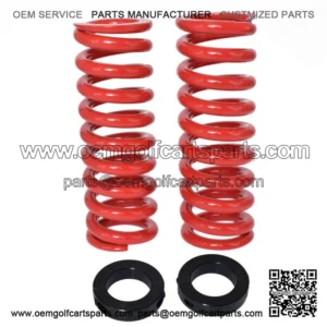 For Yamaha Golf Cart Rear Suspension Heavy Duty Coil Over Shock Spring Kit 95-16
