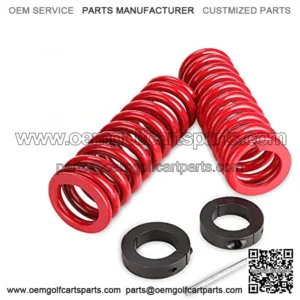 Yamaha Heavy Duty Rear Shock Coil Spring for Golf Cart Yamaha G14/G16/19/G20/G22/G29/Drive G&E Models.One Part. Blue/Red