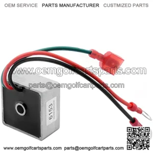 Golf Cart Voltage Regulator for EZGO 1994-up Gas Models, Also Fits Club Car 1984-1991, Columbia/ParCar 1982-1994, Replaces OEM # 27739-G01, 27739G01, 435-203