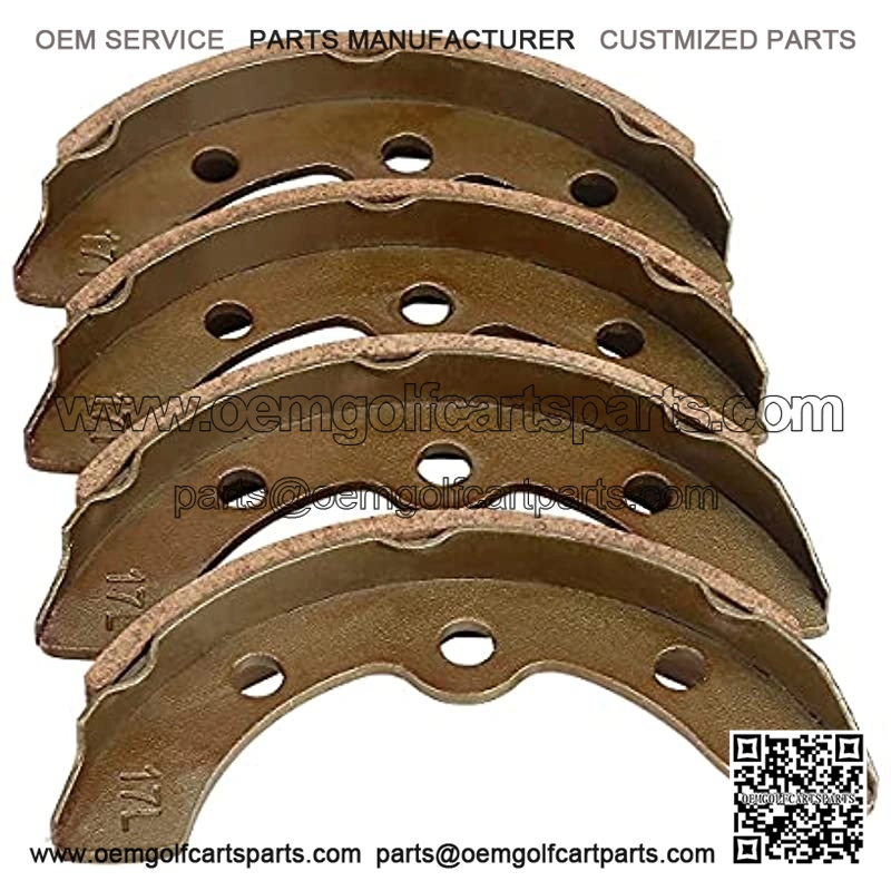 Golf Cart Brake Shoes for Club Car DS 1995-up, Club Car Precedent 2004-Up, 1986.5-1996, Yamaha G1 G2 G8 G9