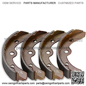 Golf Cart Brake Shoes Kit for Club Car DS & Carryall 1981-1994 OEM 101146302 101880701, EZGO XI-Serial 1983-1986, Yamaha G1 1978-1980, etc