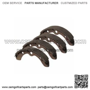 Brake Shoe Set of 4 Fits Select Club Car EZGO and Yamaha Golf Cart Models