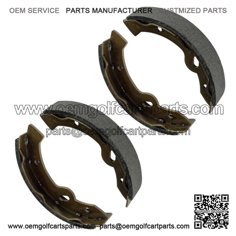 2 Set of Brake Shoes For EZGO TXT / RXV 1997-Up Workhorse 96 Golf Cart 27943-G01